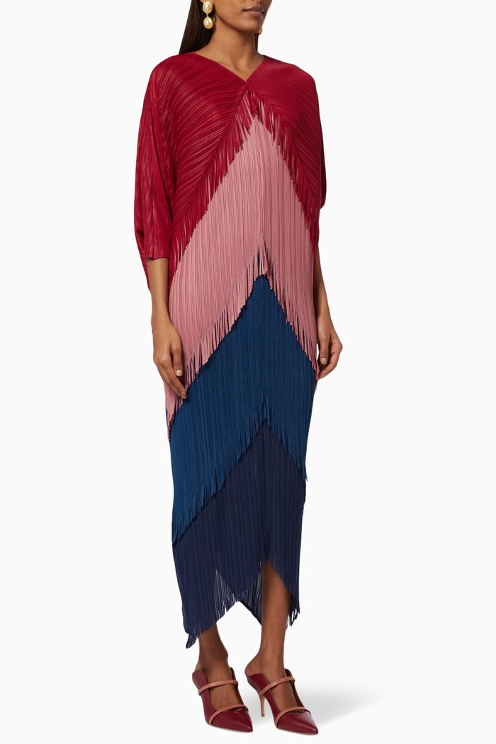 

Kimono Fringe Dress, Multicolour