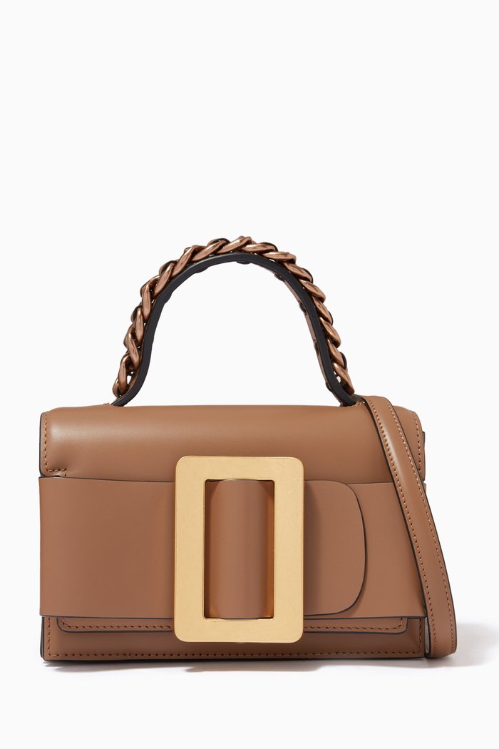 

x Ounass Capsule Fred 19 in Palmellato Calf Leather, Brown