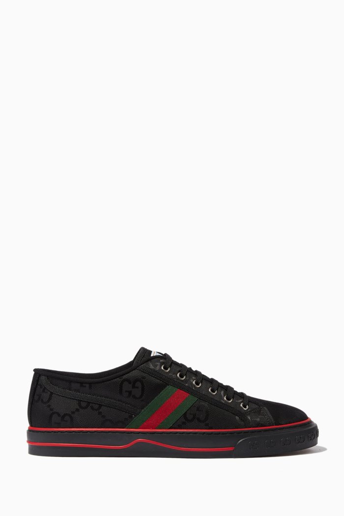 

Off The Grid Gucci Tennis 1977 Sneakers in GG ECONYL®, Black