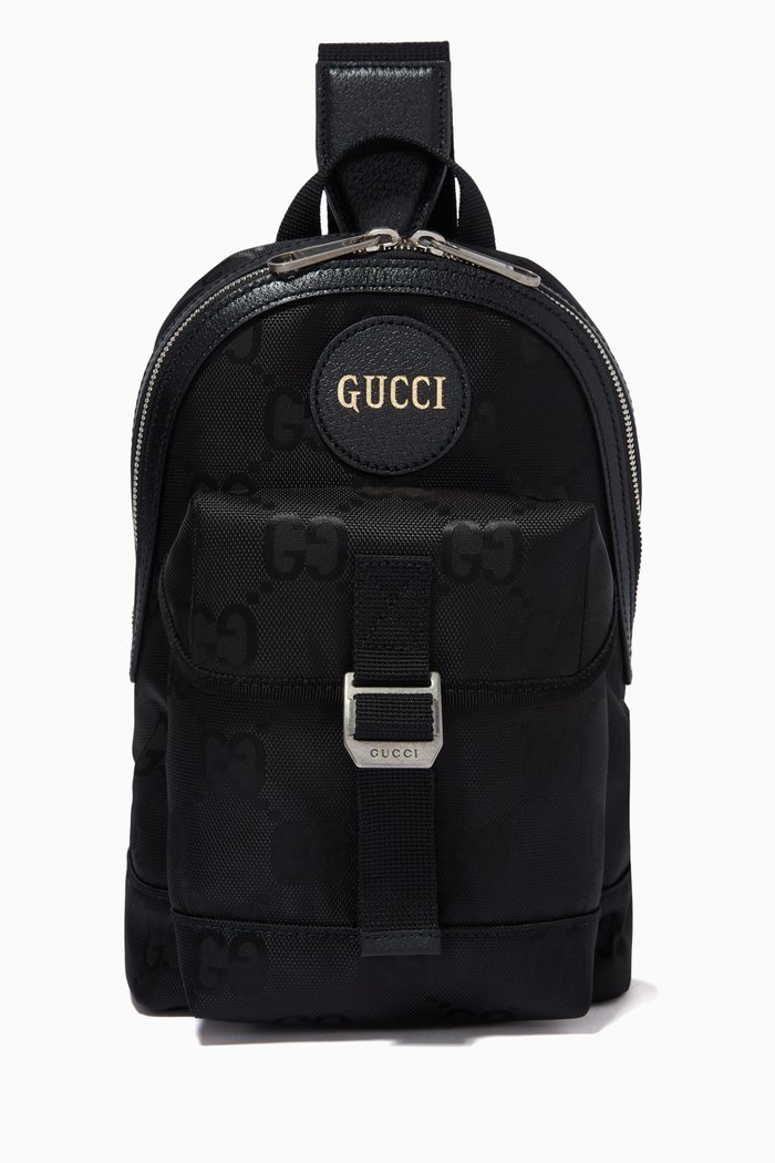 

Off The Grid Sling Backpack in GG Nylon, Black