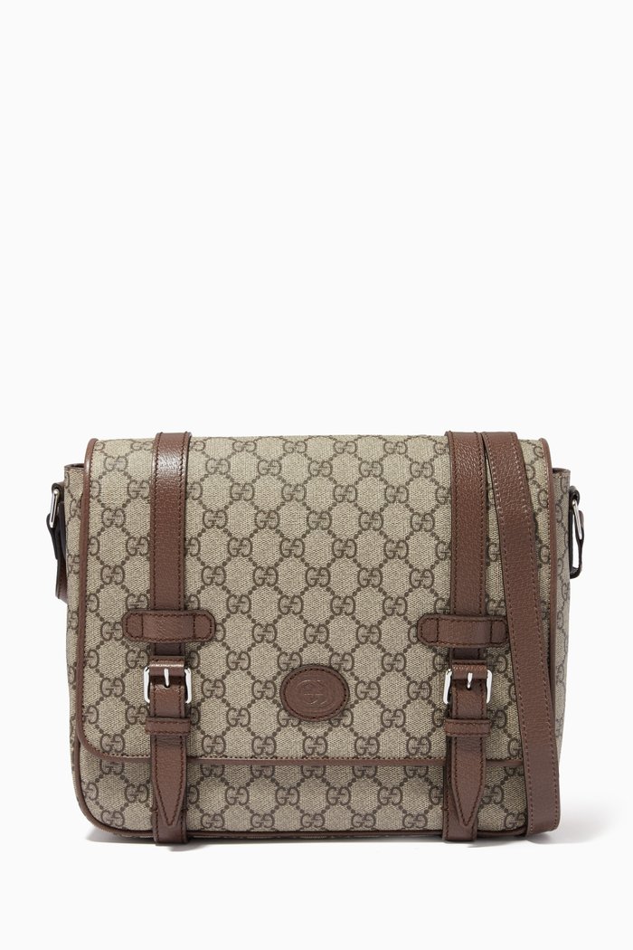 

Messenger Bag in GG Supreme Canvas, Brown