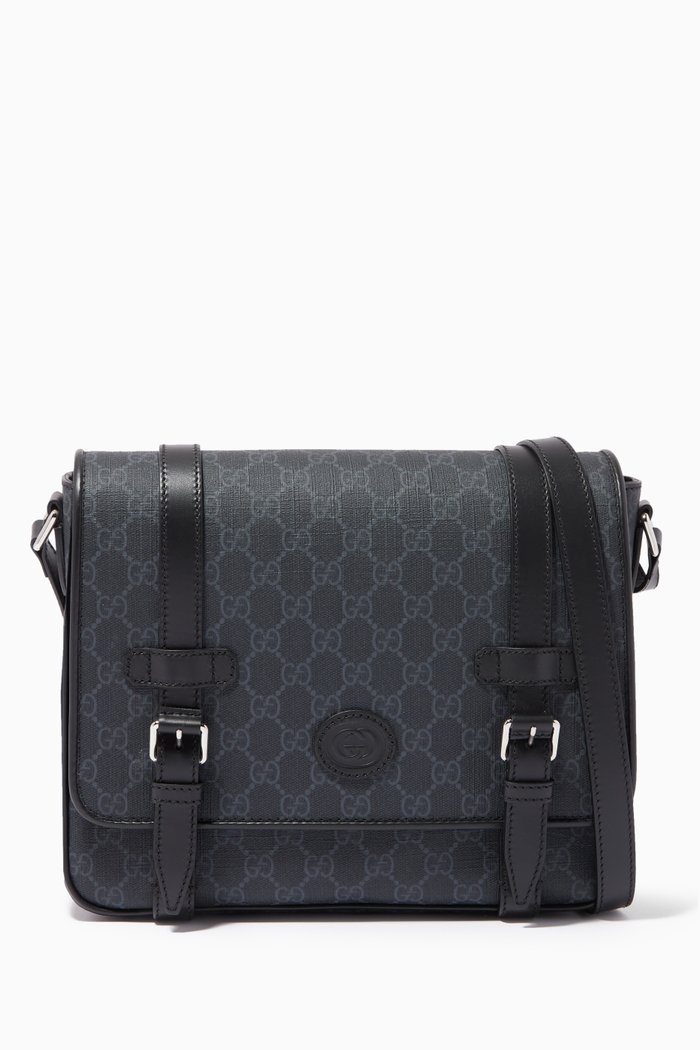 

Messenger Bag in GG Supreme Canvas, Black