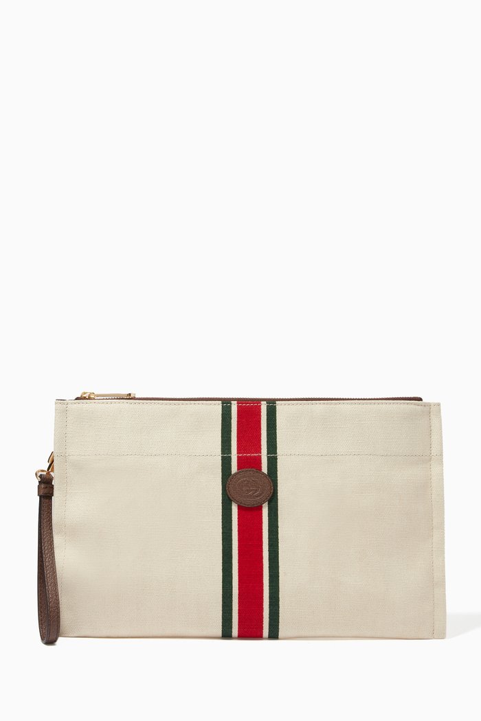 

Pouch in Linen Canvas, Neutral
