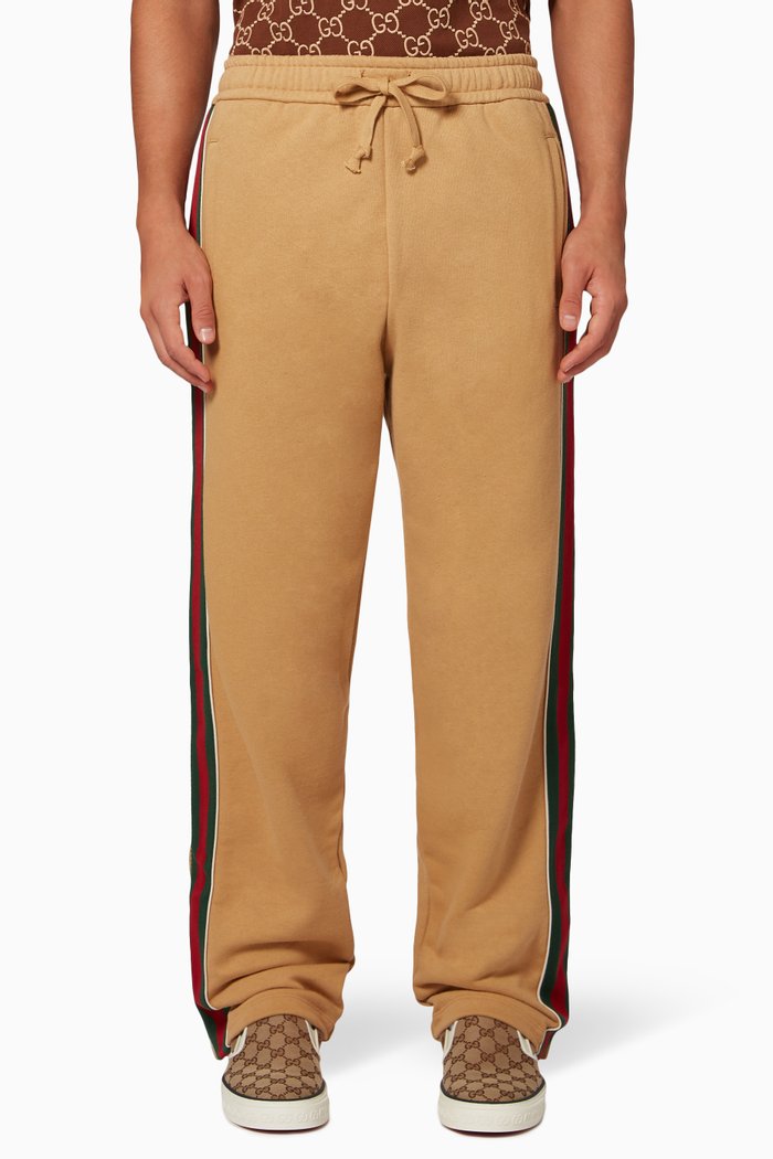 

Pants with Web in Felted Cotton Jersey, Neutral