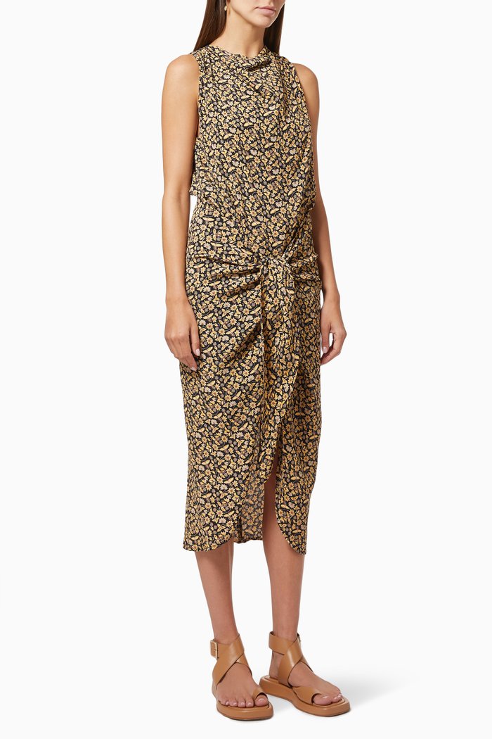 

Take Me Away Midi Dress in Viscose Blend, Multicolour