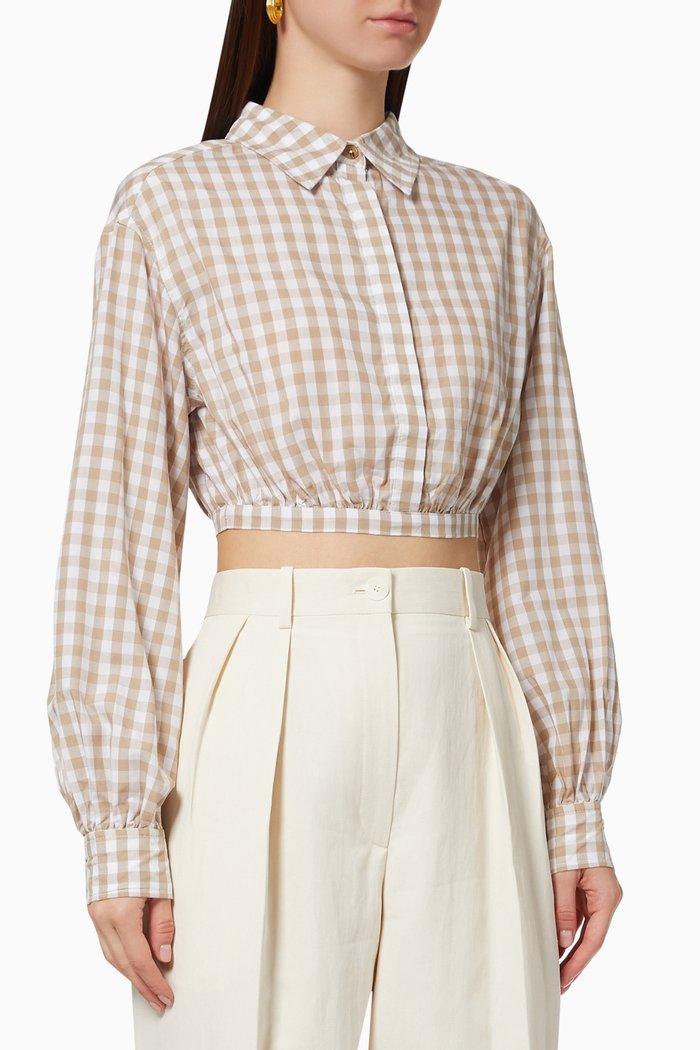 

Check Mate Wrap Shirt, Multicolour