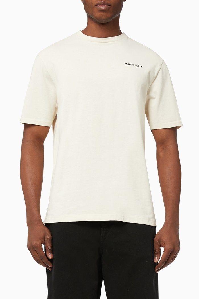 

London T-Shirt in Organic Cotton, Neutral