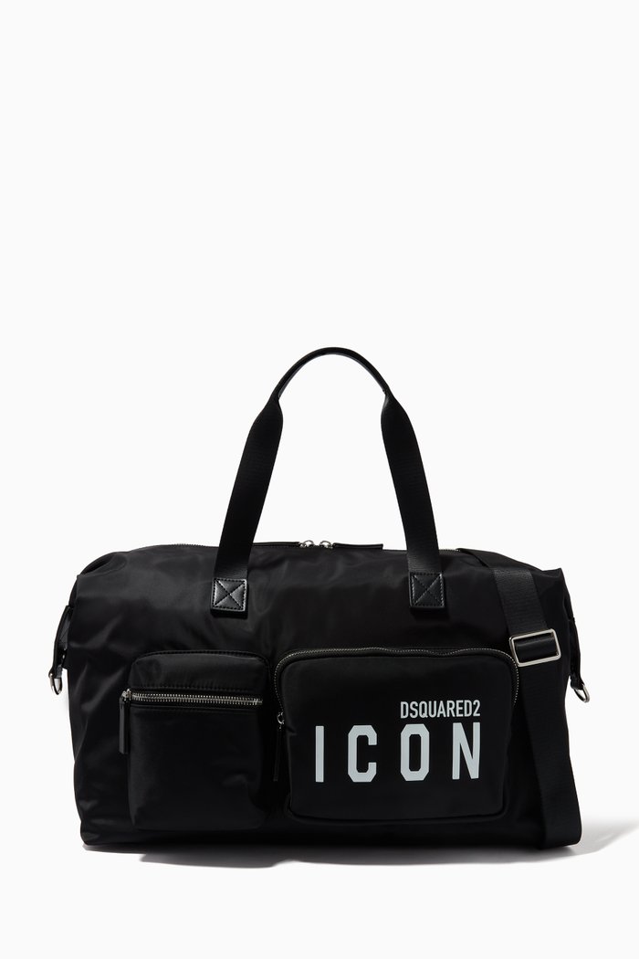 

D2 Icon Duffle Bag in Nylon, Black