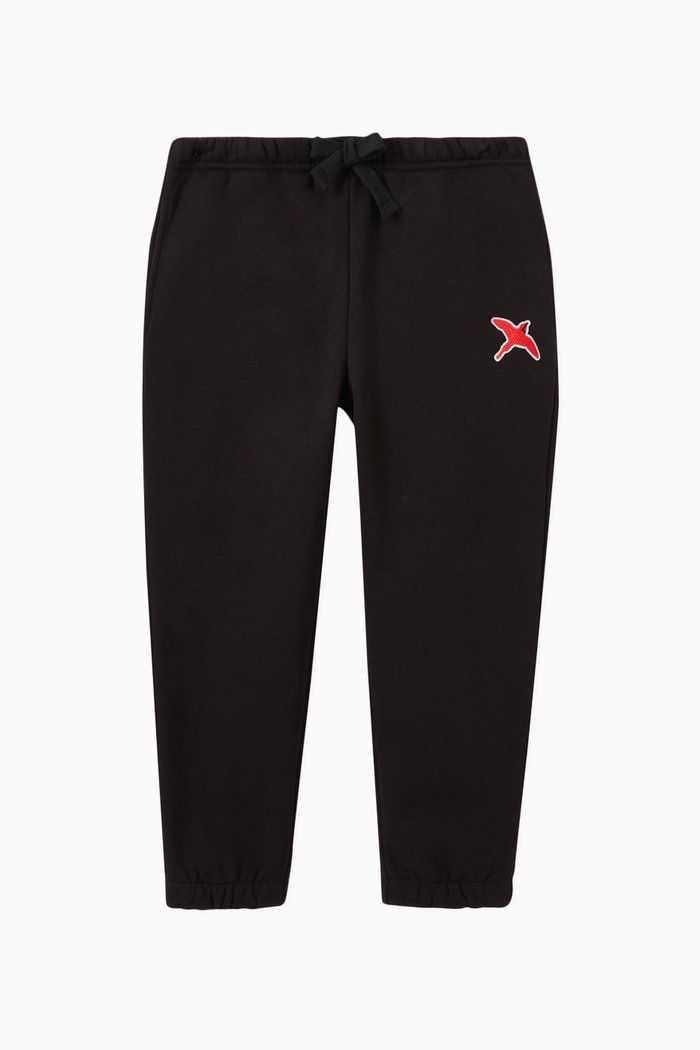 

Rouge Bee Bird Sweatpants in Organic Cotton, Black