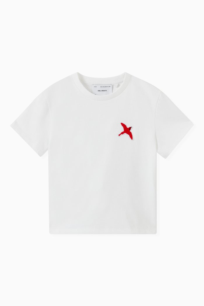 

Rouge Bee Bird T-shirt in Organic Jersey, White