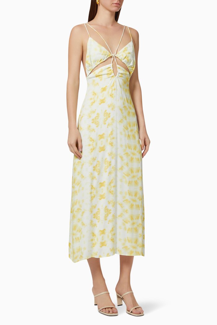 

Ring-Out Slip Dress in Jersey, Yellow