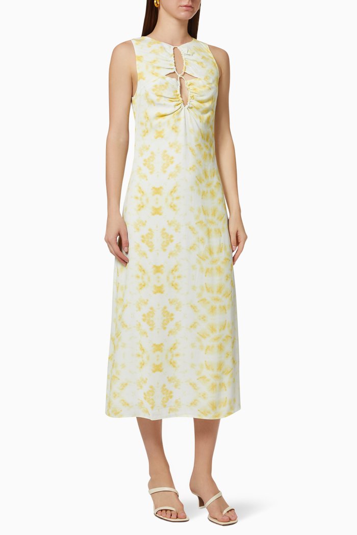 

Ring-Out Tank Dress in Jersey, Yellow