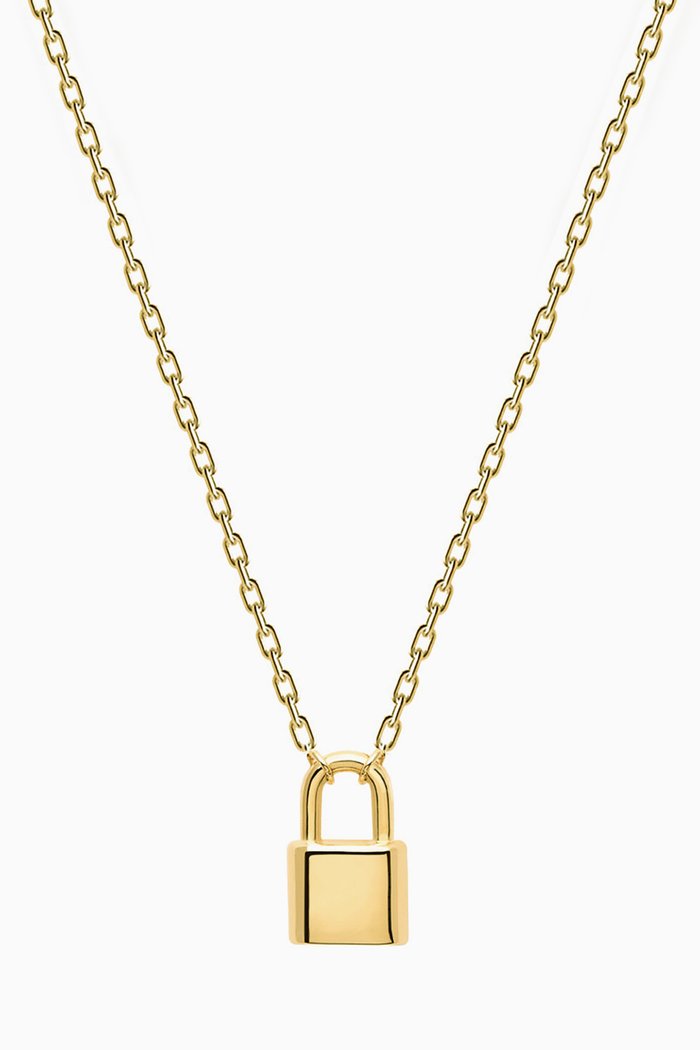

Engrave Me Bond Necklace in 18kt Gold-plated Sterling Silver