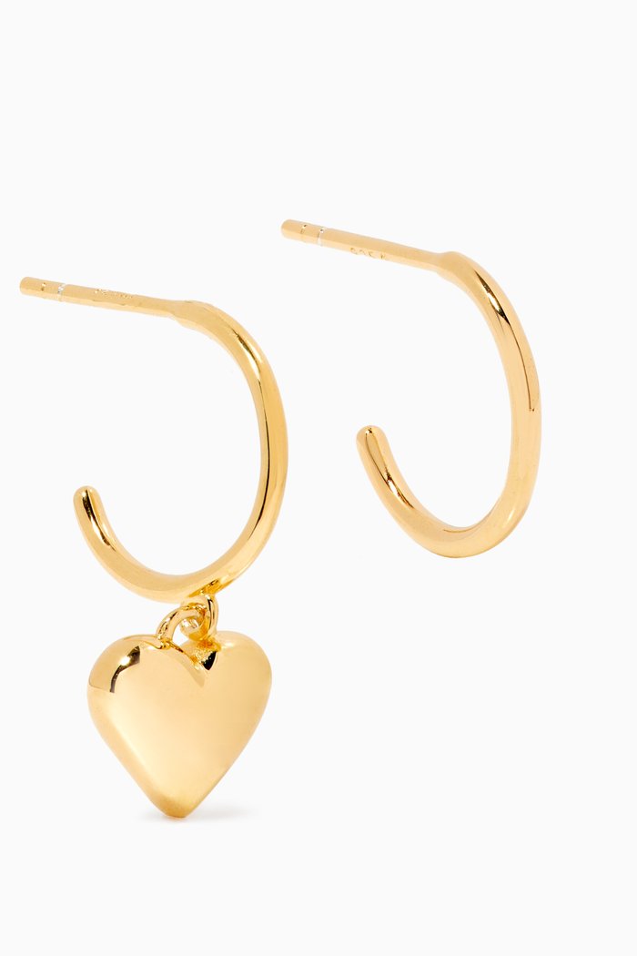 

Engrave Me L'absolu Earrings in 18kt Gold-plated Sterling Silver