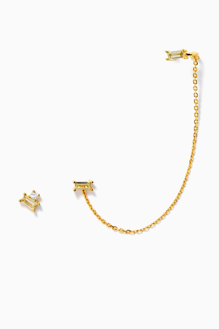 

Aisha Maka Earrings in 18kt Gold-plated Sterling Silver