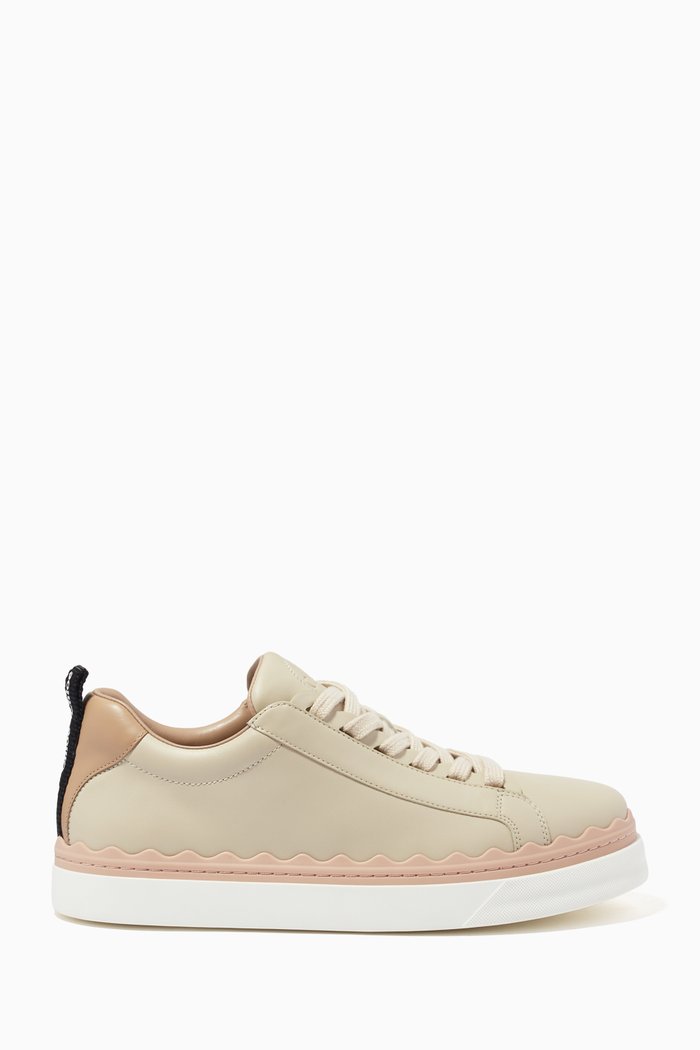 

Lauren Sneakers in Leather, Pink