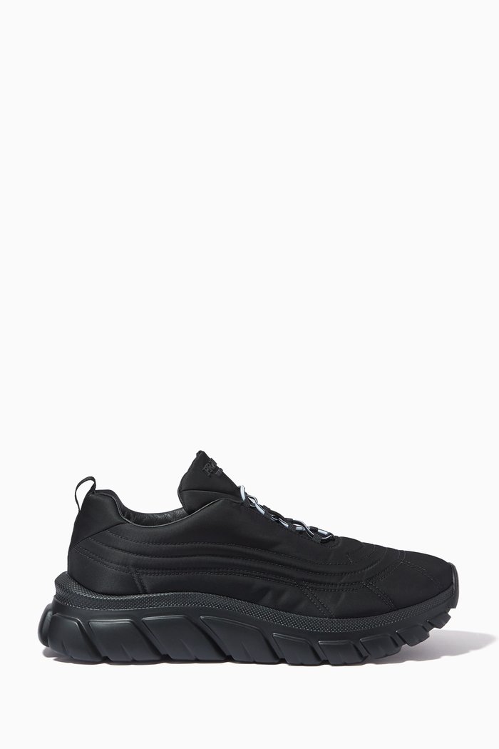 Rush Sneakers in Re-Nylon Gabardine, Black
