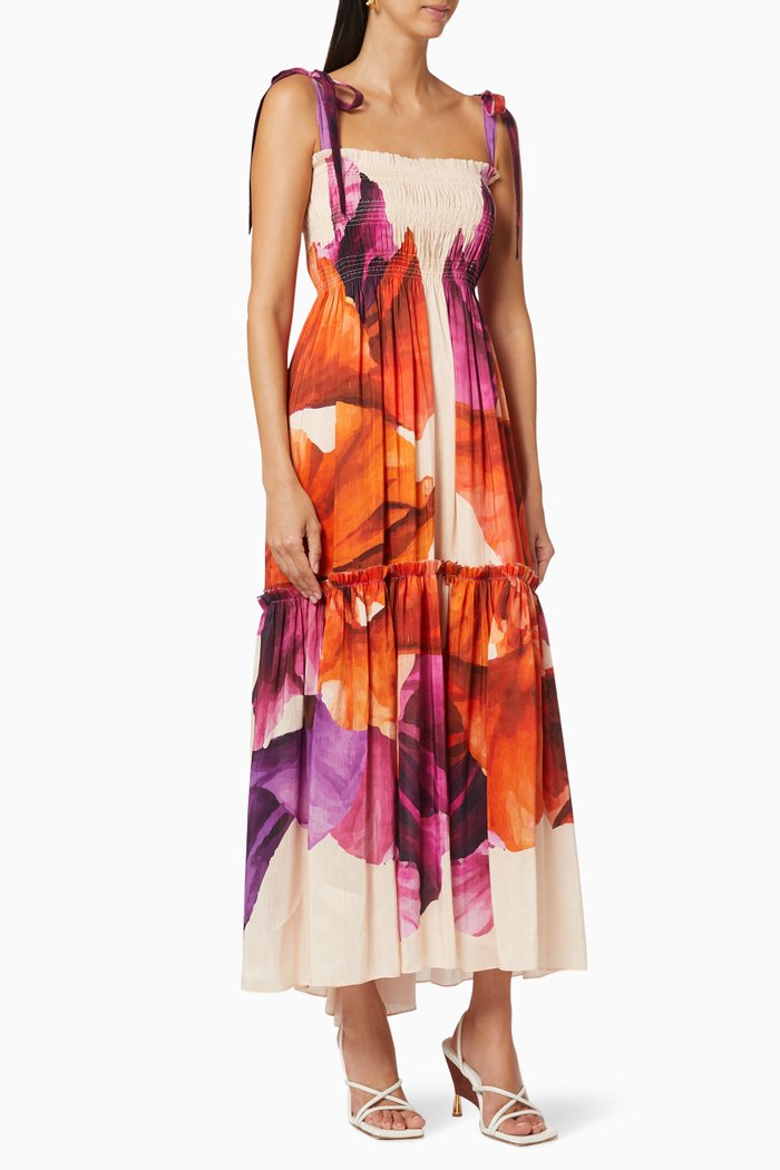 

Antiparos Dress in Silk, Pink