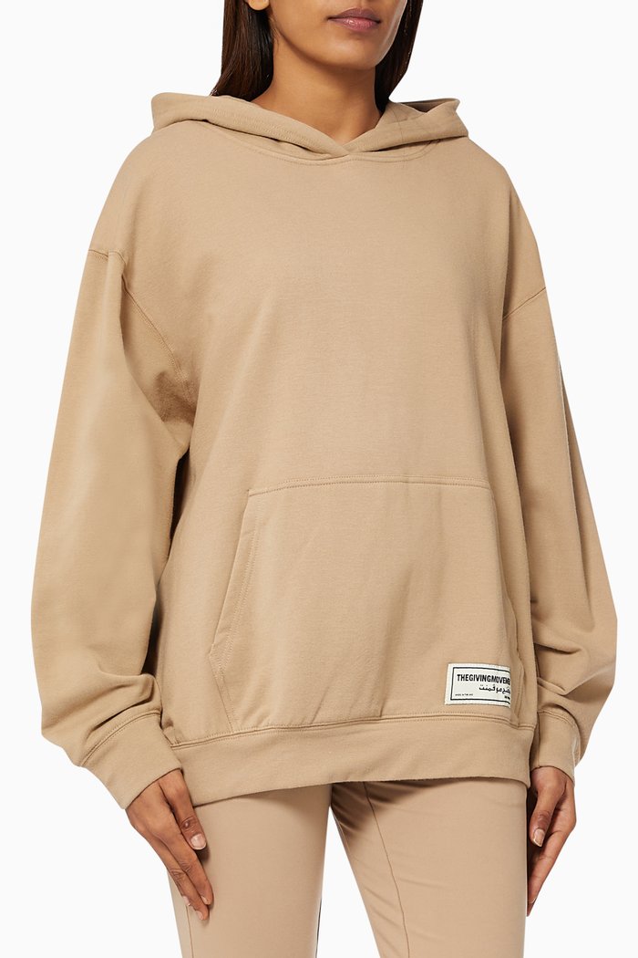 

Organic Bamboo Super Oversized Hoodie, Neutral