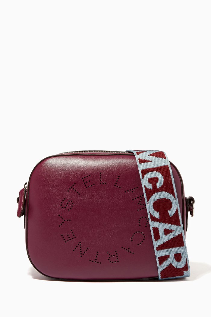 

Stella Logo Mini Bag in Eco Alter Nappa, Burgundy