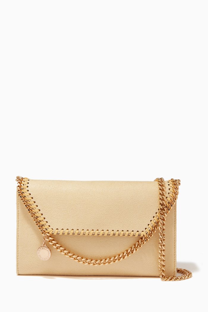 

Mini Falabella Crossbody Bag in Shaggy Deer, Neutral