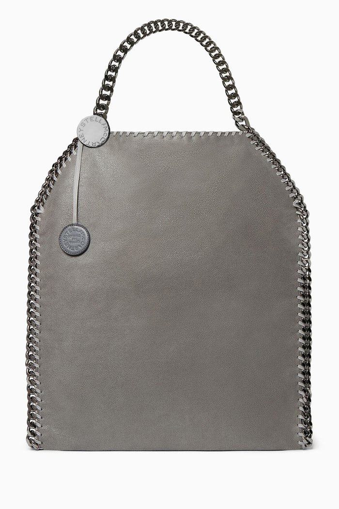 

Maxi Falabella Tote in Shaggy Deer, Grey