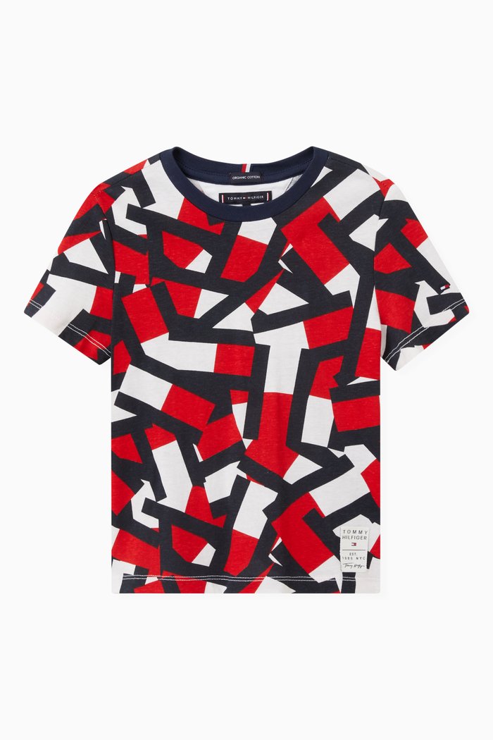 

Flag T-shirt in Organic Jersey, Multicolour