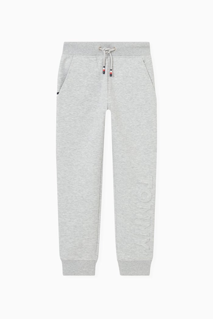 

Embossed Logo Sweatpants in Stretch Blend, Grey