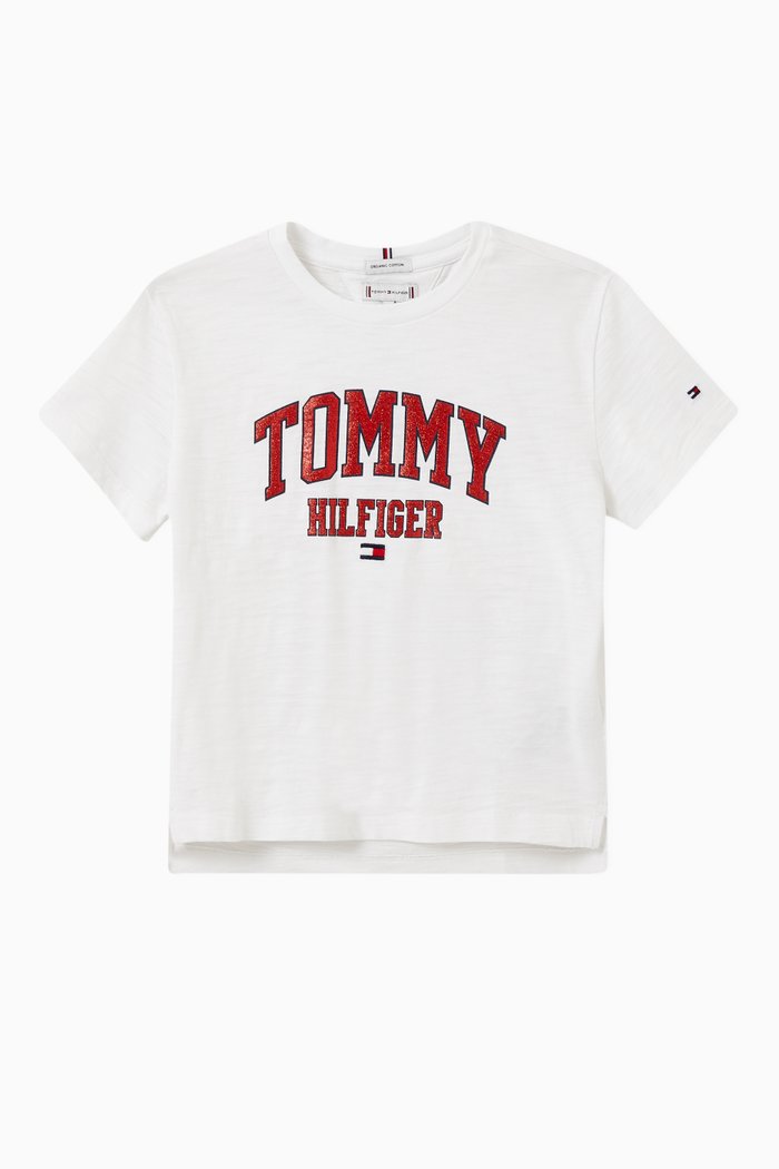 

Varsity T-shirt in Organic Jersey, White