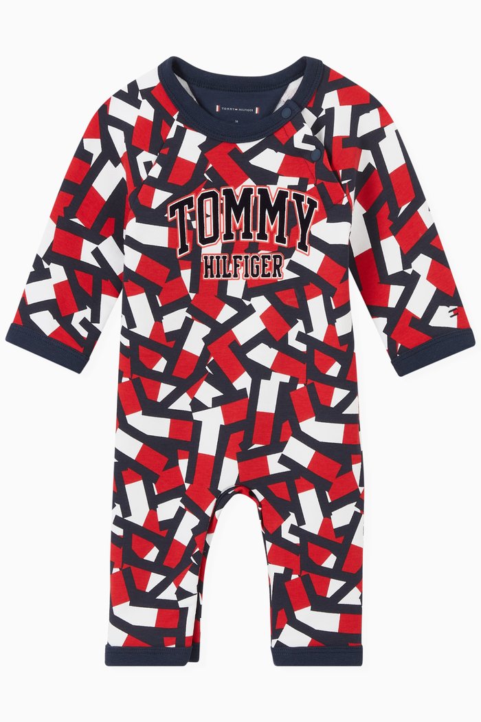 

TH Flag Coverall in Organic Cotton Terry, Multicolour