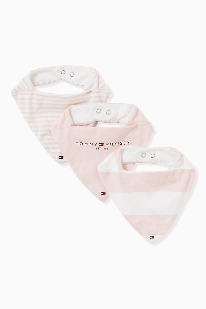 

Bib Gift Box, Set of 3, Pink