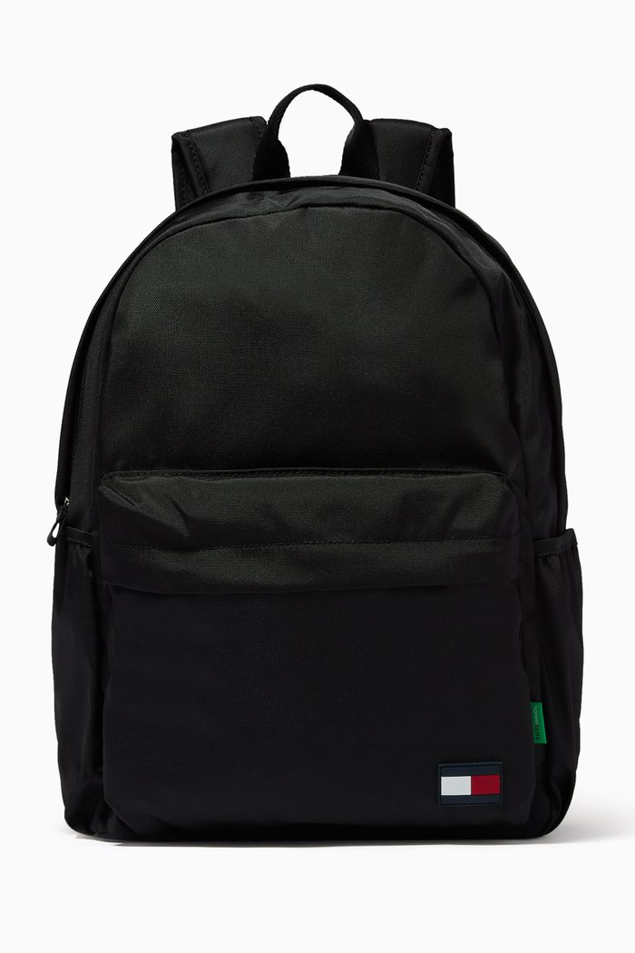 

Flag Backpack in Canvas, Black