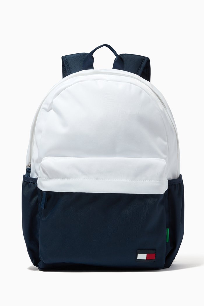 

Flag Backpack in Canvas, White
