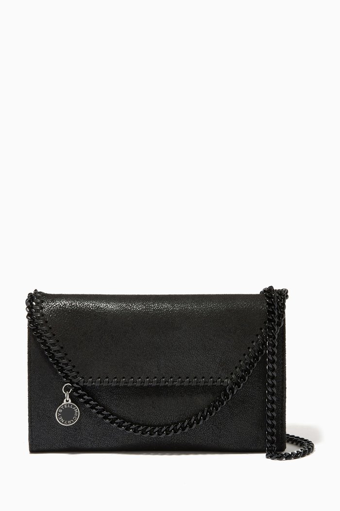 

Falabella Mini Crossbody Bag in Shaggy Deer, Black