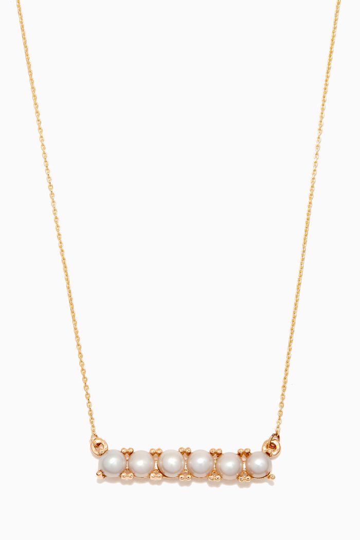 

Dive Deep Pearl Necklace in 14kt Yellow Gold