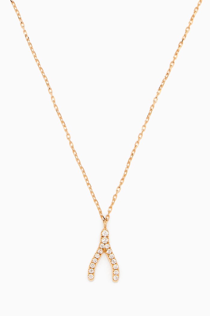 

Make a Wish Diamond Necklace in 14kt Yellow Gold