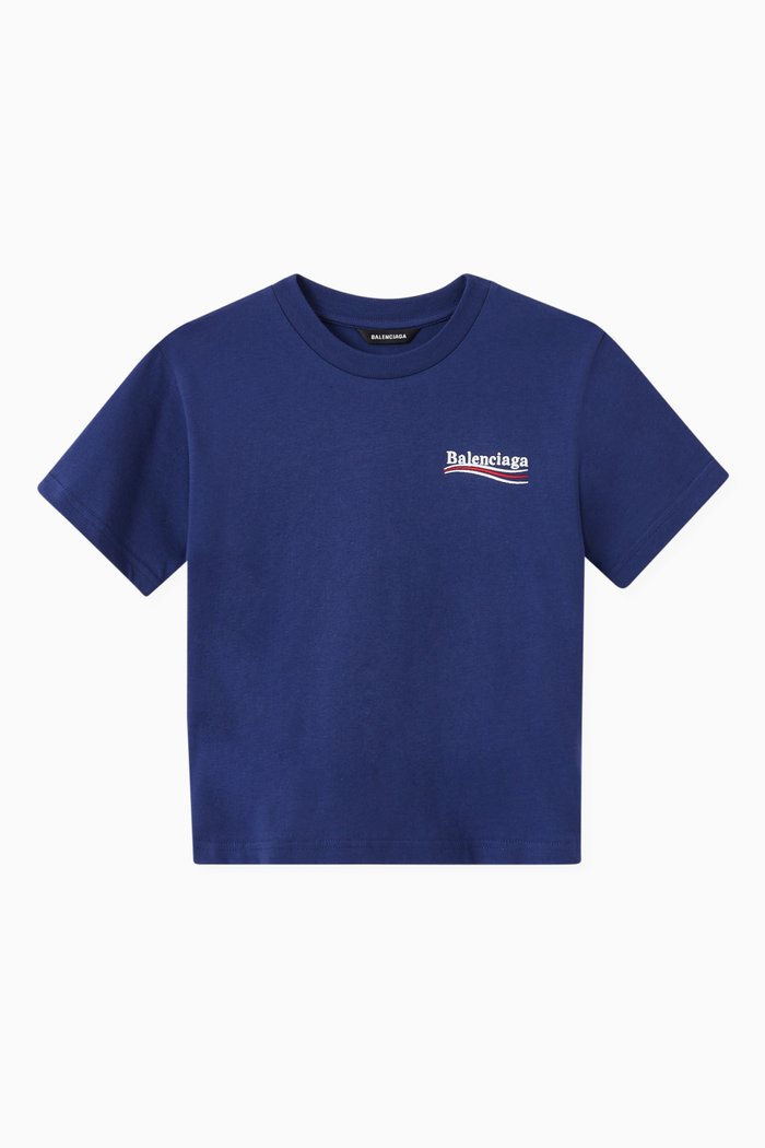

Political Campaign T-shirt in Cotton Jersey, Blue