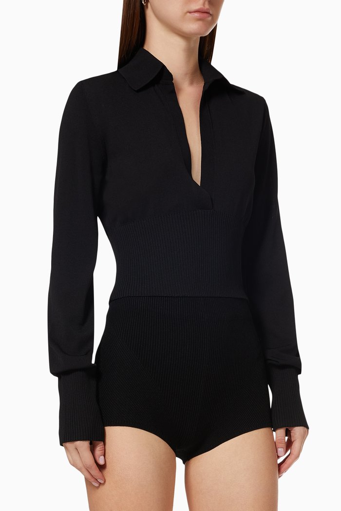 

Burgos Top in Viscose Knit, Black