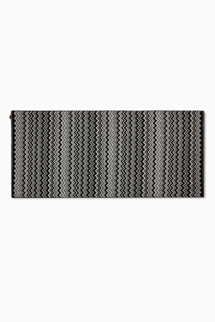 

Keith 601 Bath Mat in Cotton, Black