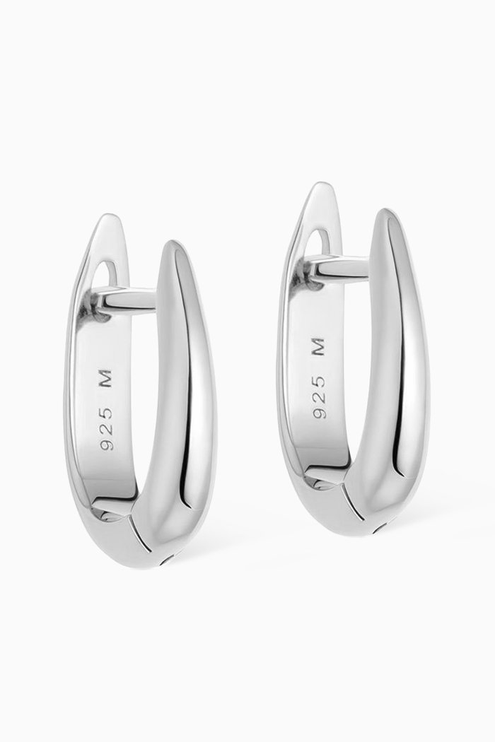 

Claw Huggies in Sterling Silver