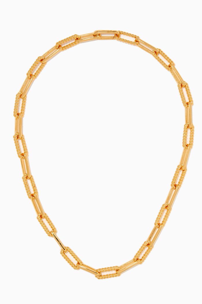 Coterie Chain Necklace in 18ct Gold Plated on Brass