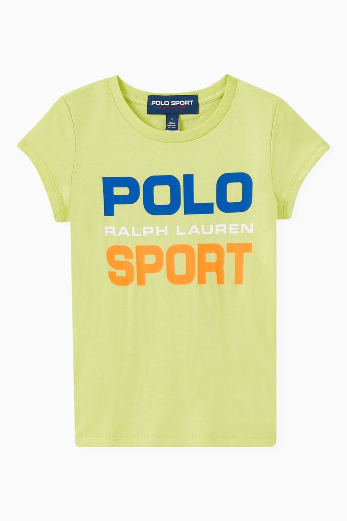 

Polo Sport T-shirt in Cotton Jersey, Green