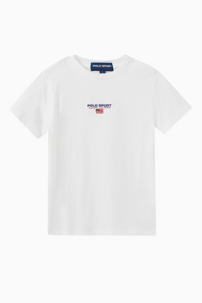

Polo Sport T-shirt in Cotton Jersey, White