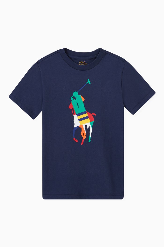 Big Pony T-shirt in Cotton Jersey, Blue