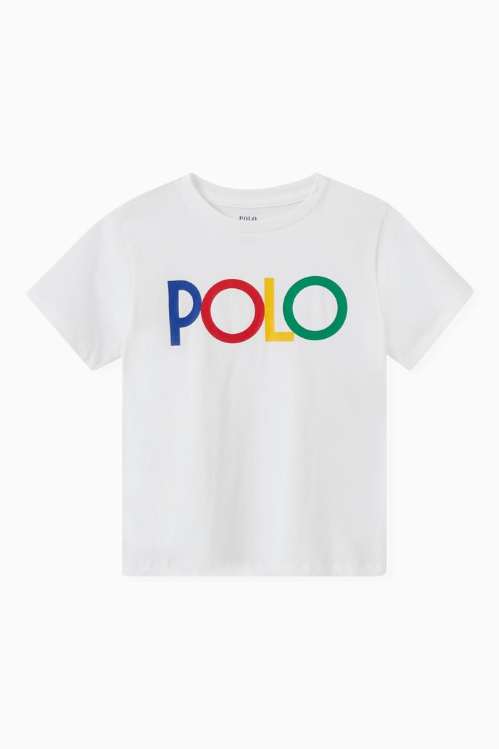 

Polo T-shirt in Cotton Jersey, White
