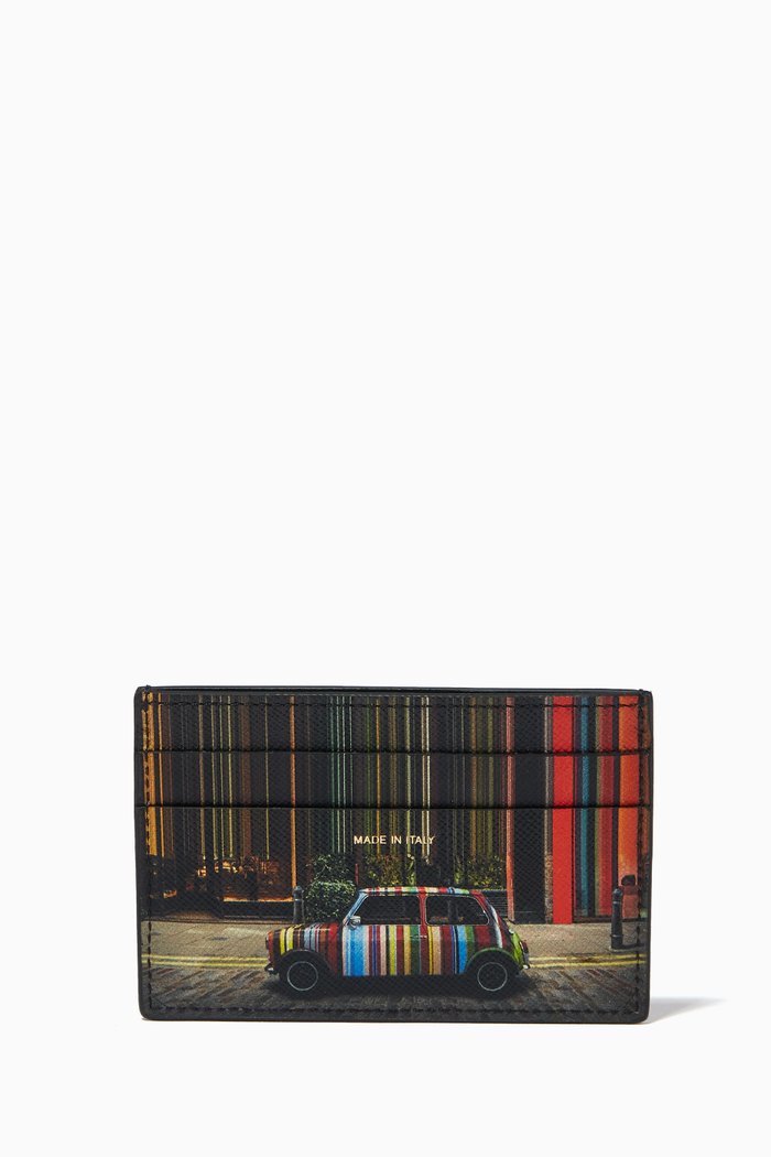 

Mini Covent Garden Card Holder in Leather, Multicolour