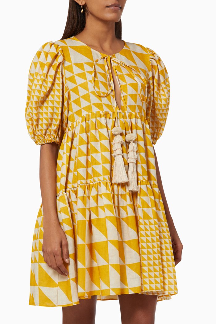 

Zendaya Dress in Linen, Neutral