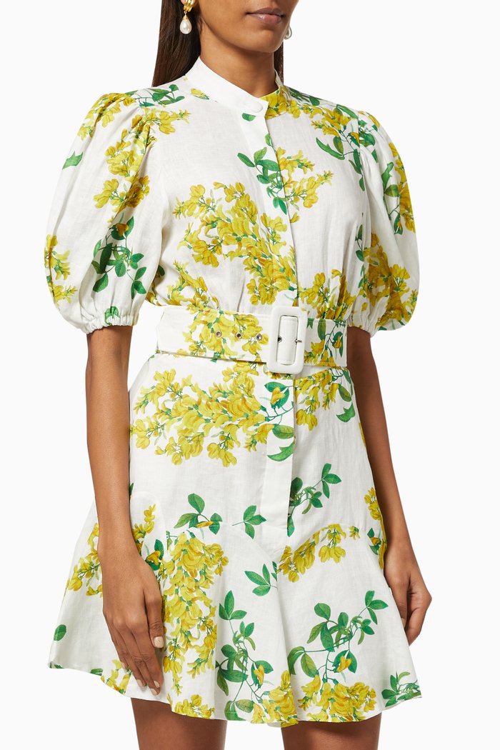 

Cheryl Dress in Linen, Multicolour