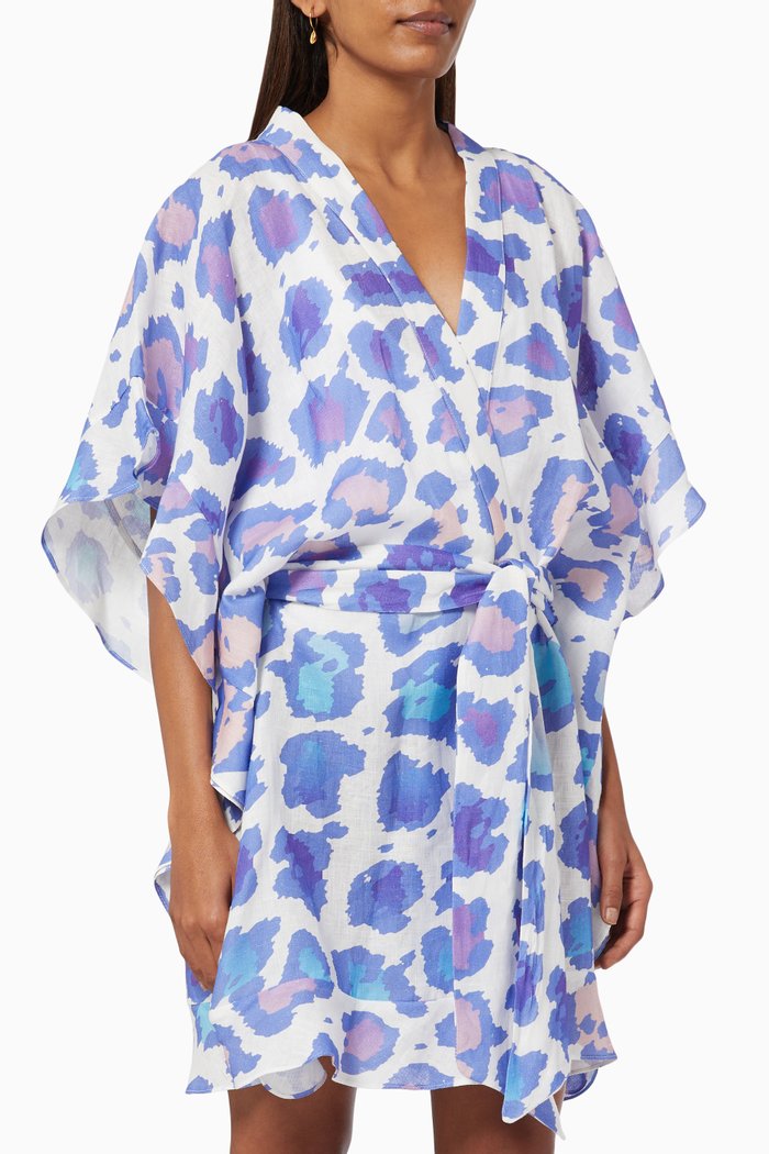

Liza Cover-up in Viscose, Blue