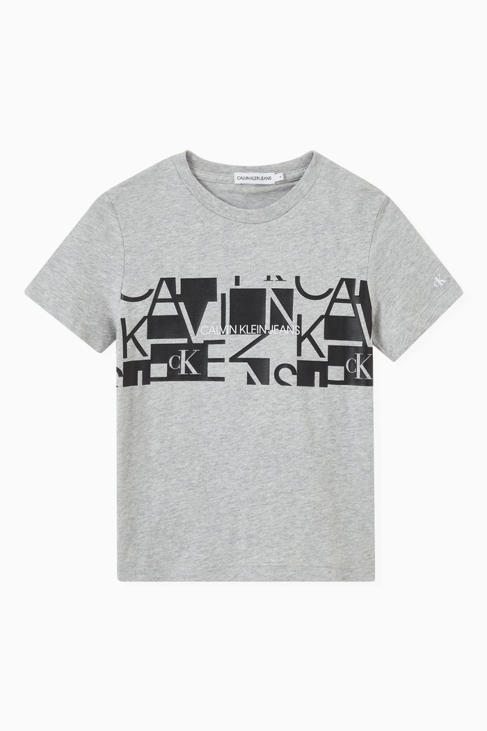 

Logo T-shirt in Organic Jersey, Grey